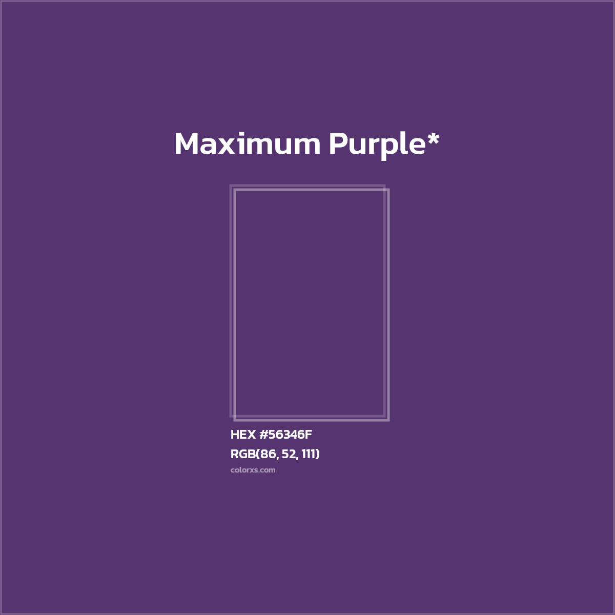 HEX #56346F Color Name, Color Code, Palettes, Similar Paints, Images