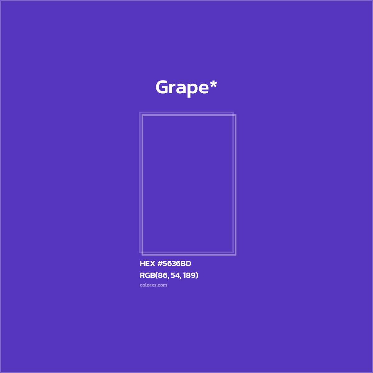 HEX #5636BD Color Name, Color Code, Palettes, Similar Paints, Images