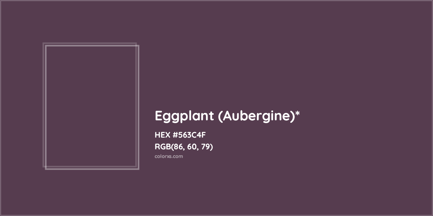 HEX #563C4F Color Name, Color Code, Palettes, Similar Paints, Images