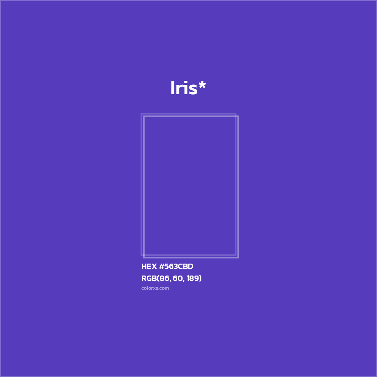 HEX #563CBD Color Name, Color Code, Palettes, Similar Paints, Images