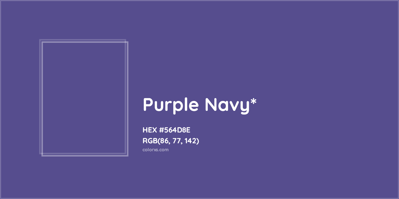 HEX #564D8E Color Name, Color Code, Palettes, Similar Paints, Images