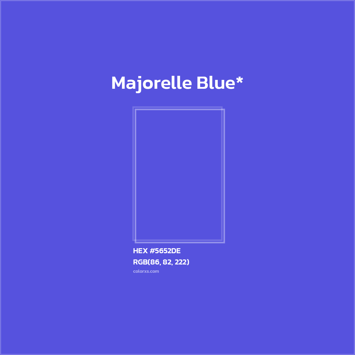 HEX #5652DE Color Name, Color Code, Palettes, Similar Paints, Images