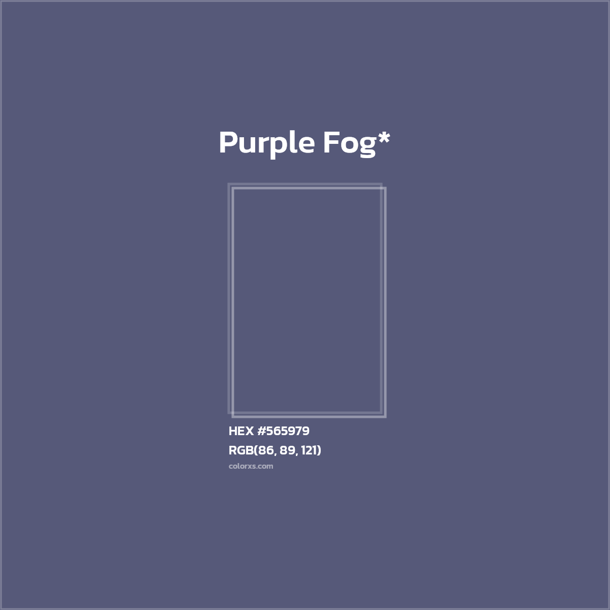 HEX #565979 Color Name, Color Code, Palettes, Similar Paints, Images