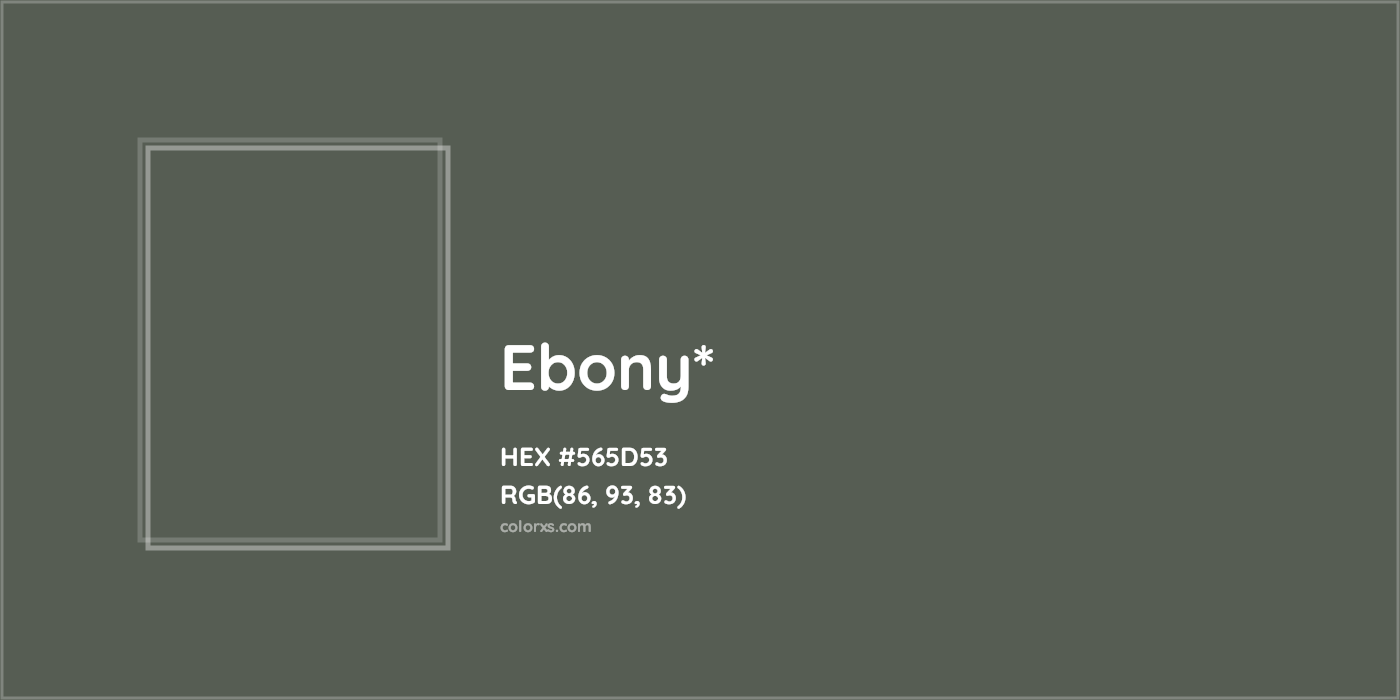 HEX #565D53 Color Name, Color Code, Palettes, Similar Paints, Images
