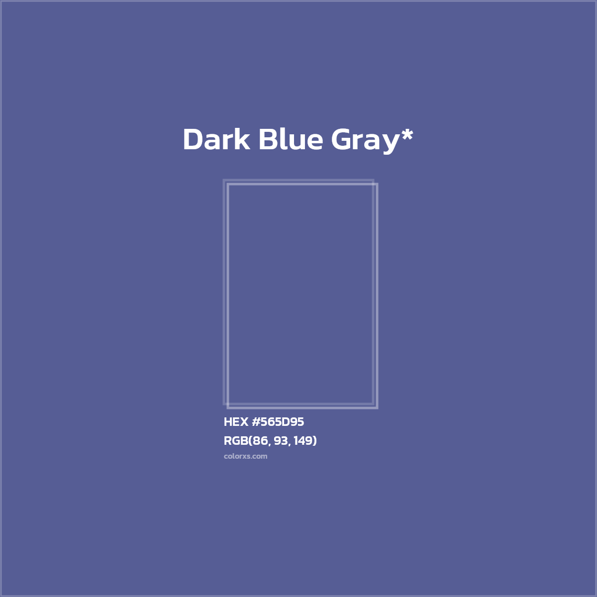 HEX #565D95 Color Name, Color Code, Palettes, Similar Paints, Images