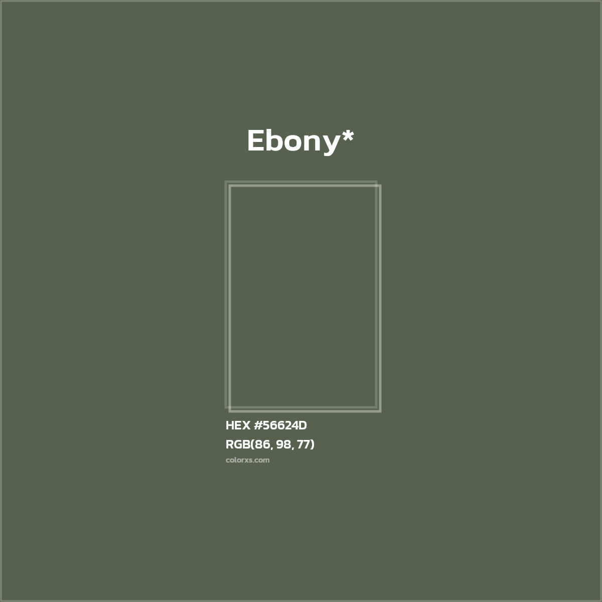 HEX #56624D Color Name, Color Code, Palettes, Similar Paints, Images