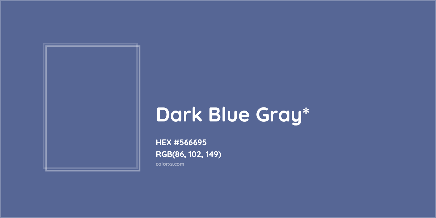 HEX #566695 Color Name, Color Code, Palettes, Similar Paints, Images
