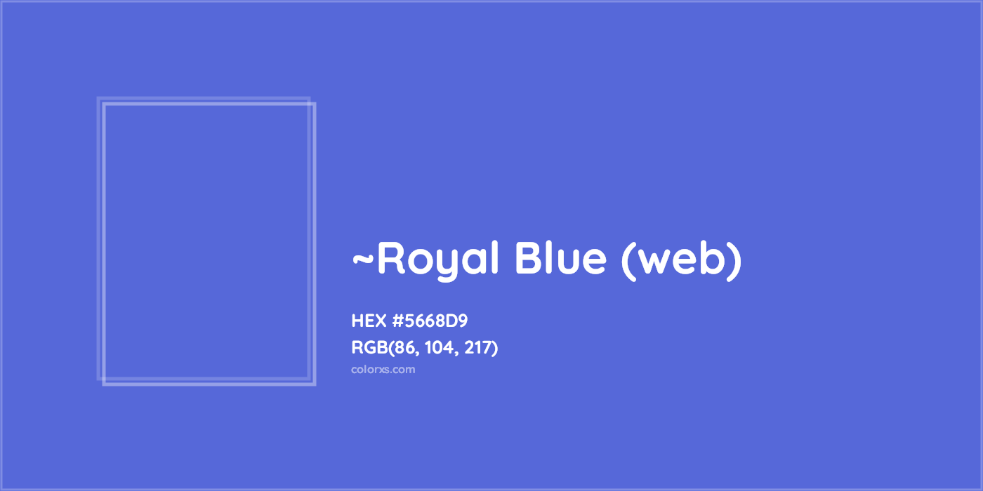 HEX #5668D9 Color Name, Color Code, Palettes, Similar Paints, Images
