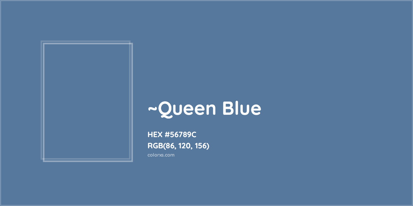 HEX #56789C Color Name, Color Code, Palettes, Similar Paints, Images