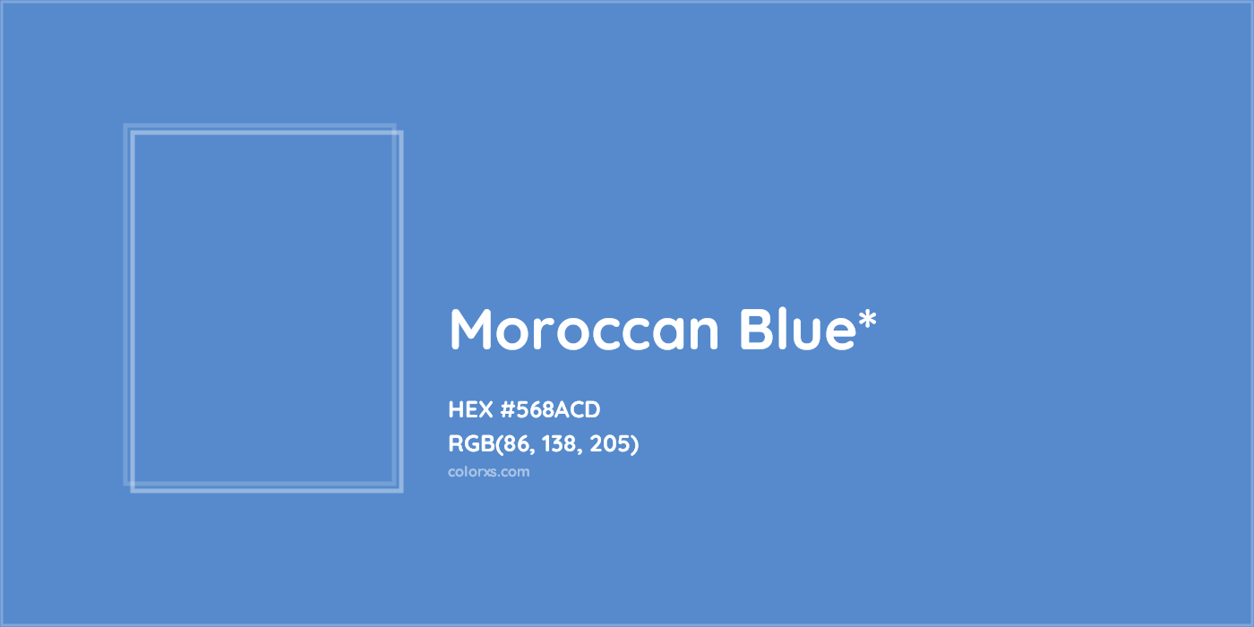 HEX #568ACD Color Name, Color Code, Palettes, Similar Paints, Images