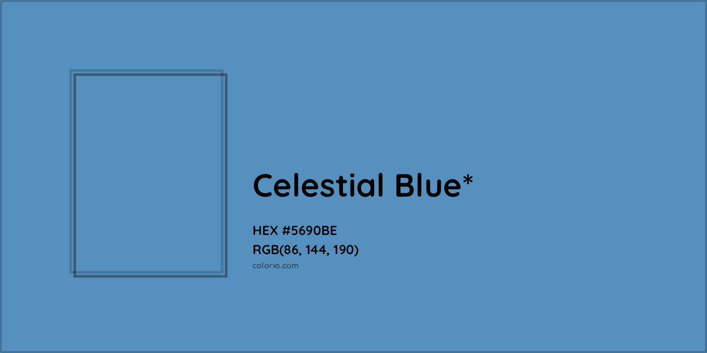 HEX #5690BE Color Name, Color Code, Palettes, Similar Paints, Images