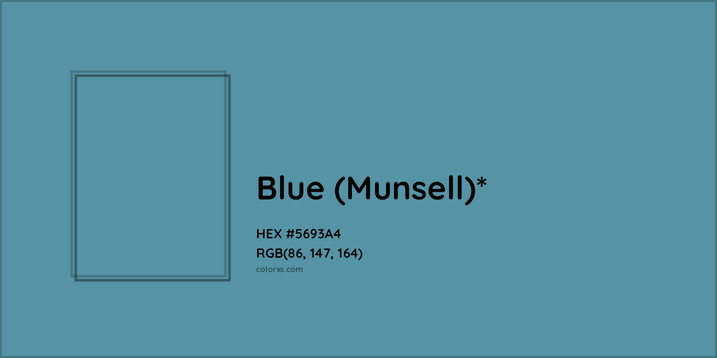 HEX #5693A4 Color Name, Color Code, Palettes, Similar Paints, Images