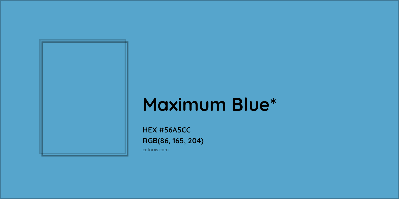 HEX #56A5CC Color Name, Color Code, Palettes, Similar Paints, Images