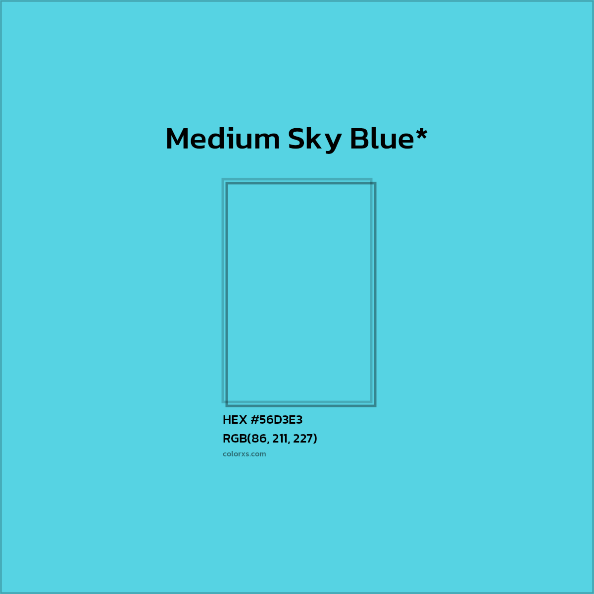 HEX #56D3E3 Color Name, Color Code, Palettes, Similar Paints, Images