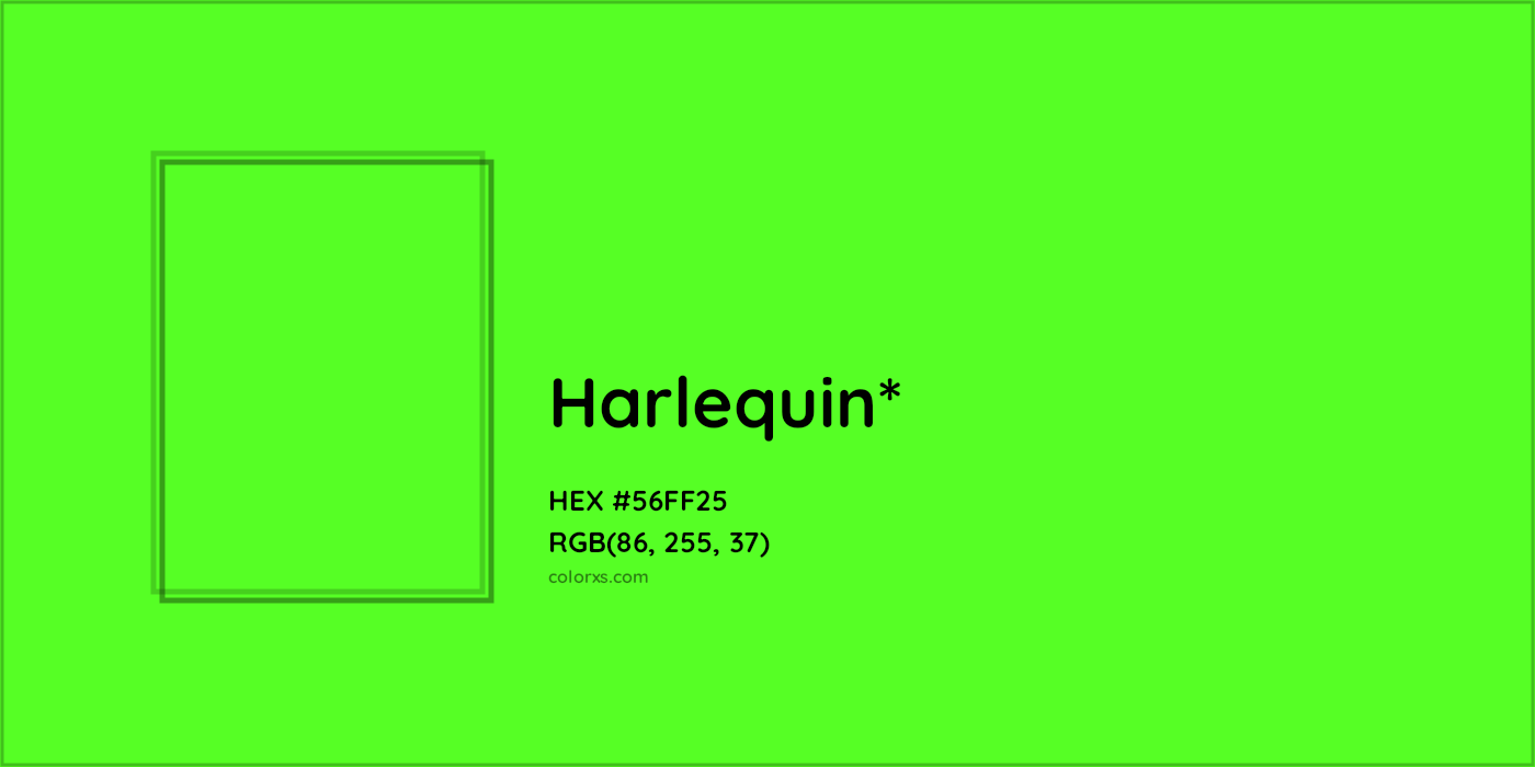 HEX #56FF25 Color Name, Color Code, Palettes, Similar Paints, Images