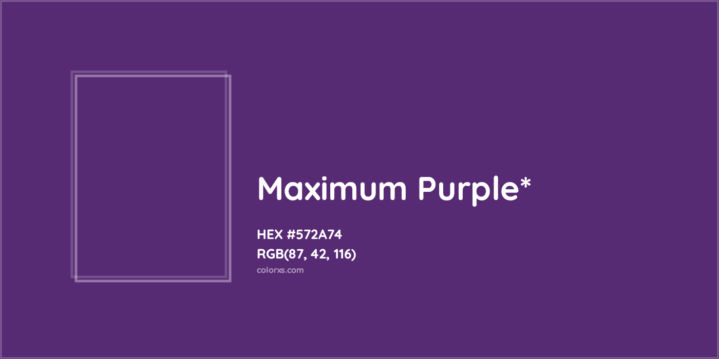 HEX #572A74 Color Name, Color Code, Palettes, Similar Paints, Images
