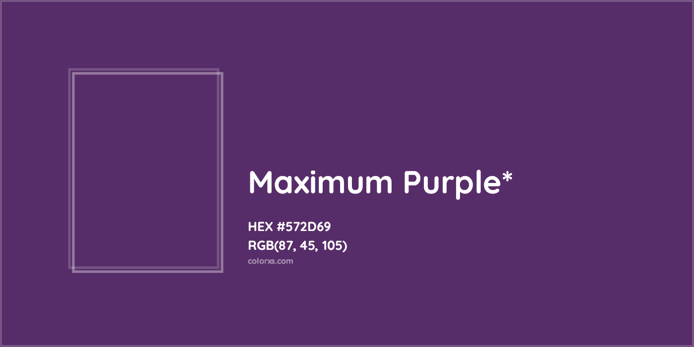 HEX #572D69 Color Name, Color Code, Palettes, Similar Paints, Images