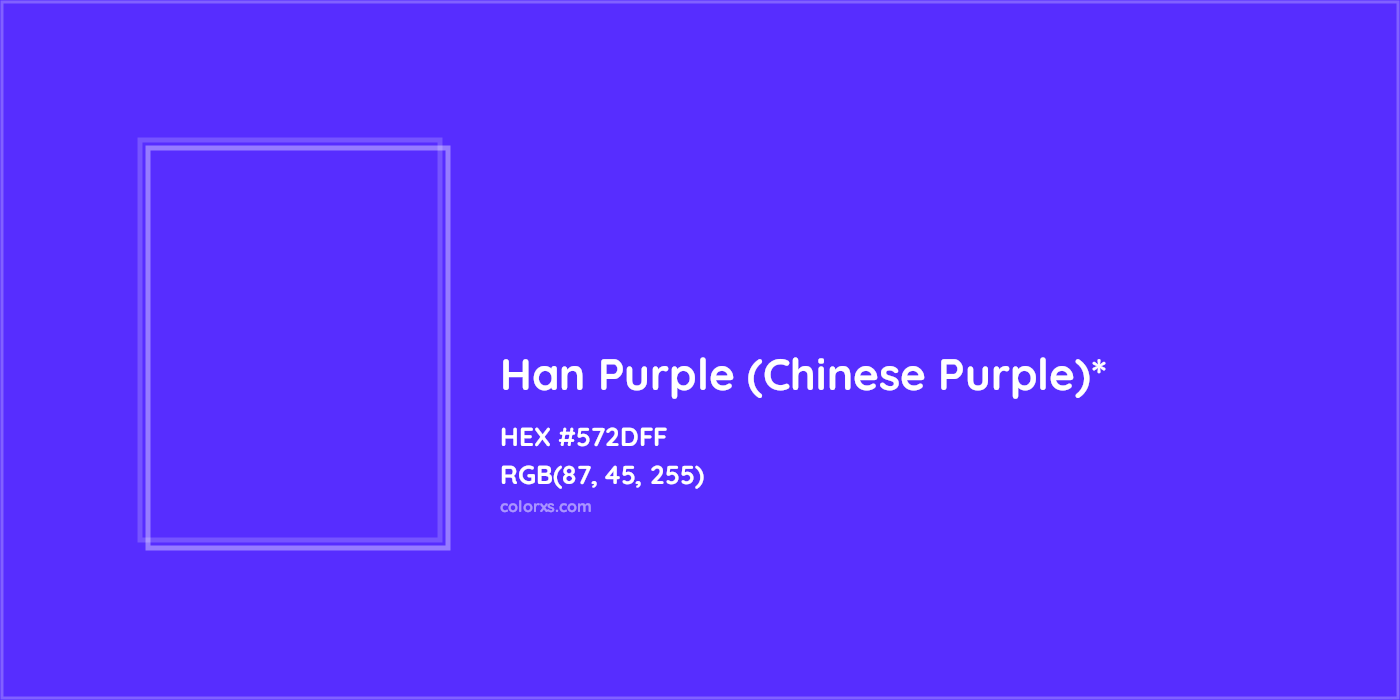 HEX #572DFF Color Name, Color Code, Palettes, Similar Paints, Images