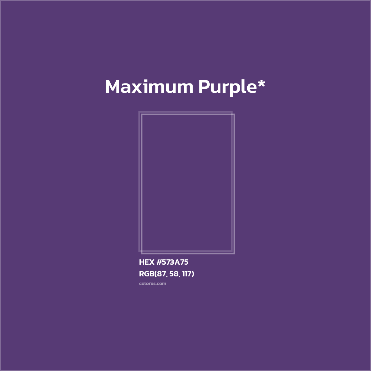 HEX #573A75 Color Name, Color Code, Palettes, Similar Paints, Images