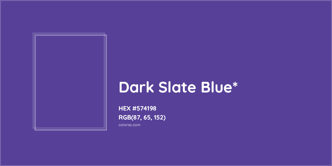 HEX #574198 Color Name, Color Code, Palettes, Similar Paints, Images