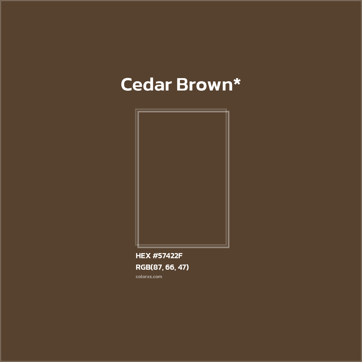 HEX #57422F Color Name, Color Code, Palettes, Similar Paints, Images