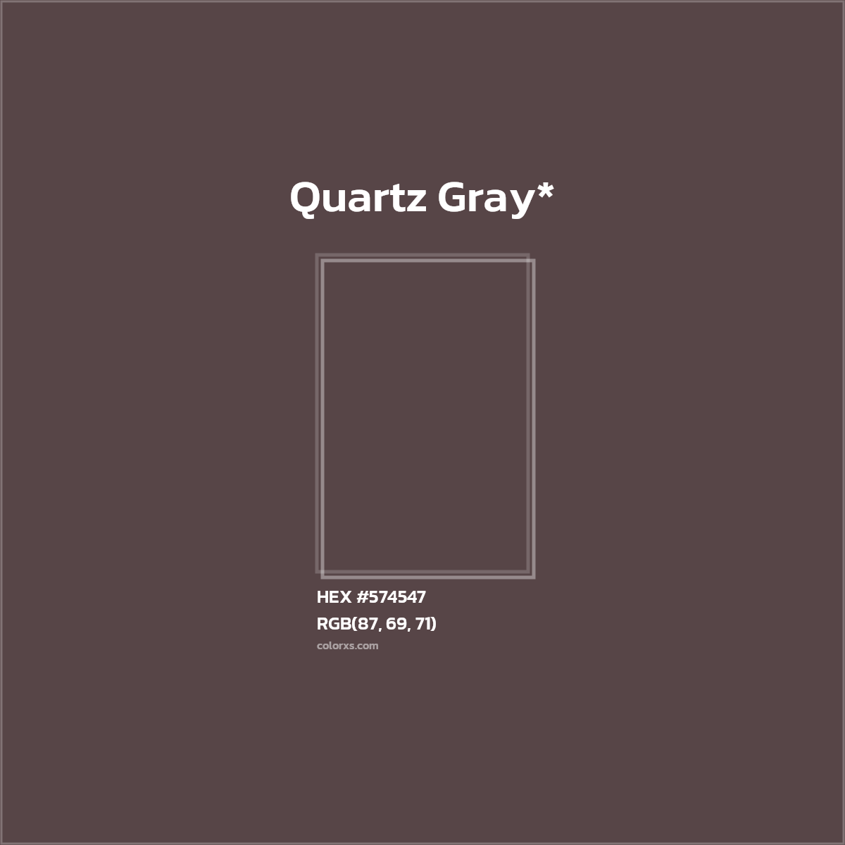HEX #574547 Color Name, Color Code, Palettes, Similar Paints, Images