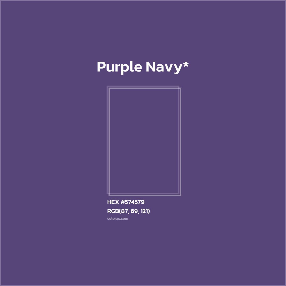 HEX #574579 Color Name, Color Code, Palettes, Similar Paints, Images