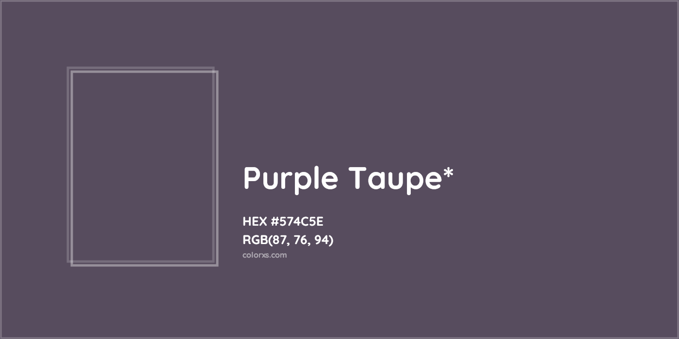 HEX #574C5E Color Name, Color Code, Palettes, Similar Paints, Images
