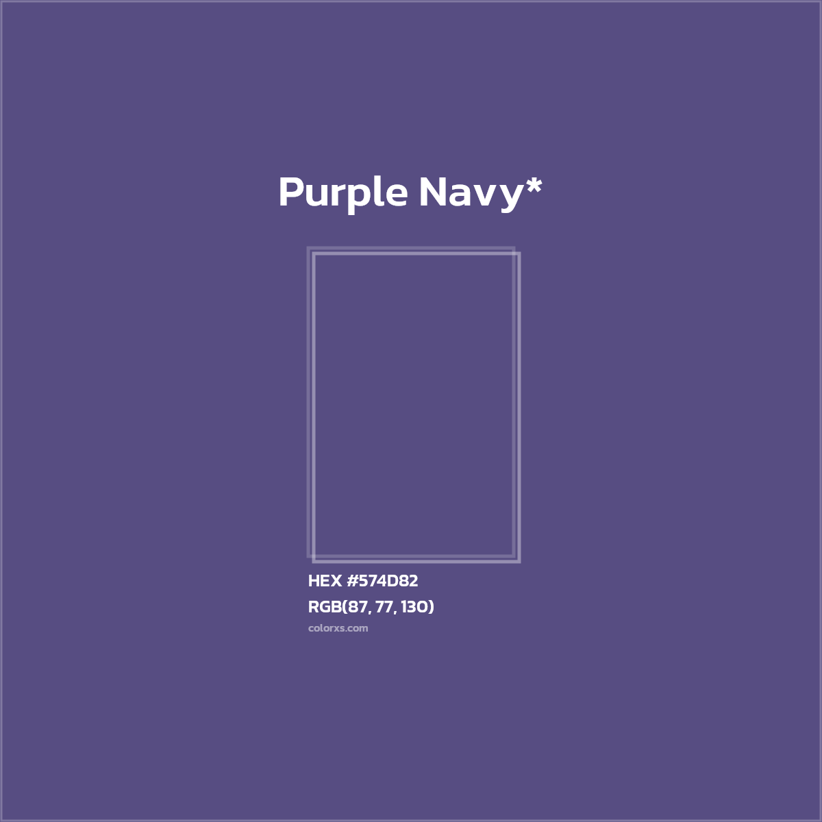 HEX #574D82 Color Name, Color Code, Palettes, Similar Paints, Images