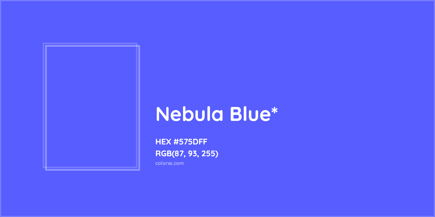 HEX #575DFF Color Name, Color Code, Palettes, Similar Paints, Images