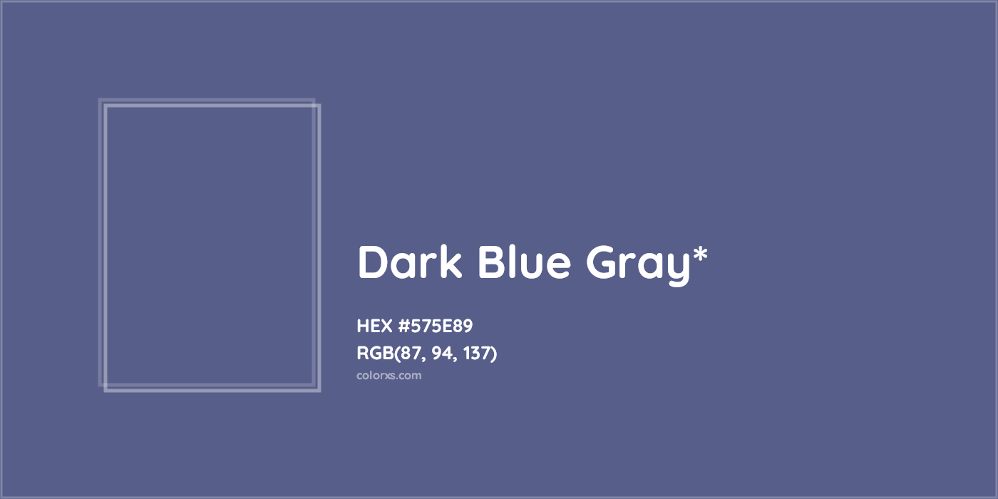 HEX #575E89 Color Name, Color Code, Palettes, Similar Paints, Images