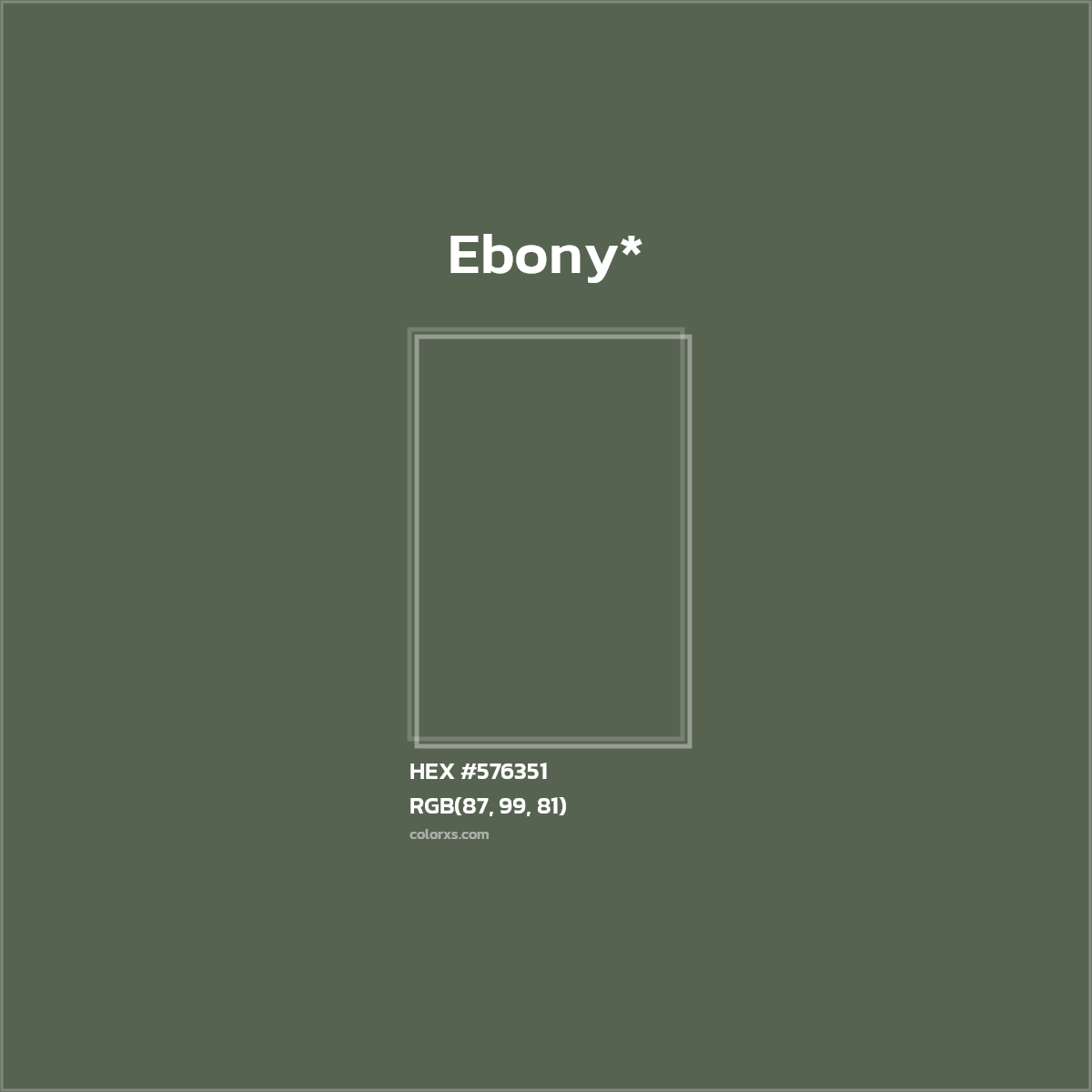 HEX #576351 Color Name, Color Code, Palettes, Similar Paints, Images