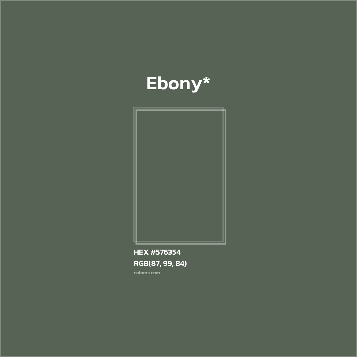 HEX #576354 Color Name, Color Code, Palettes, Similar Paints, Images