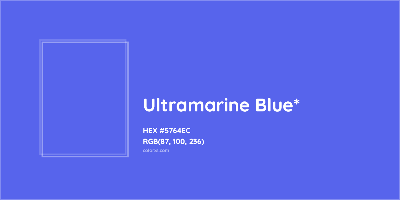 HEX #5764EC Color Name, Color Code, Palettes, Similar Paints, Images