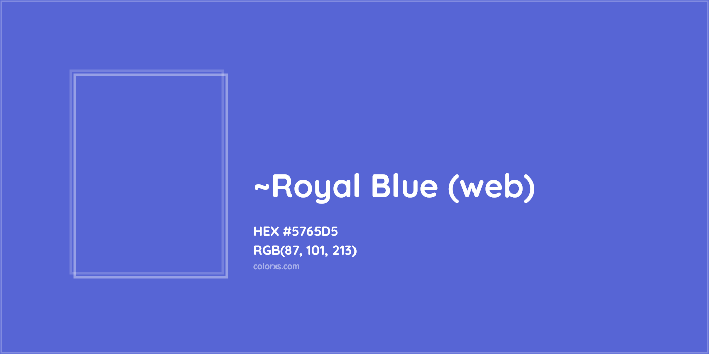 HEX #5765D5 Color Name, Color Code, Palettes, Similar Paints, Images