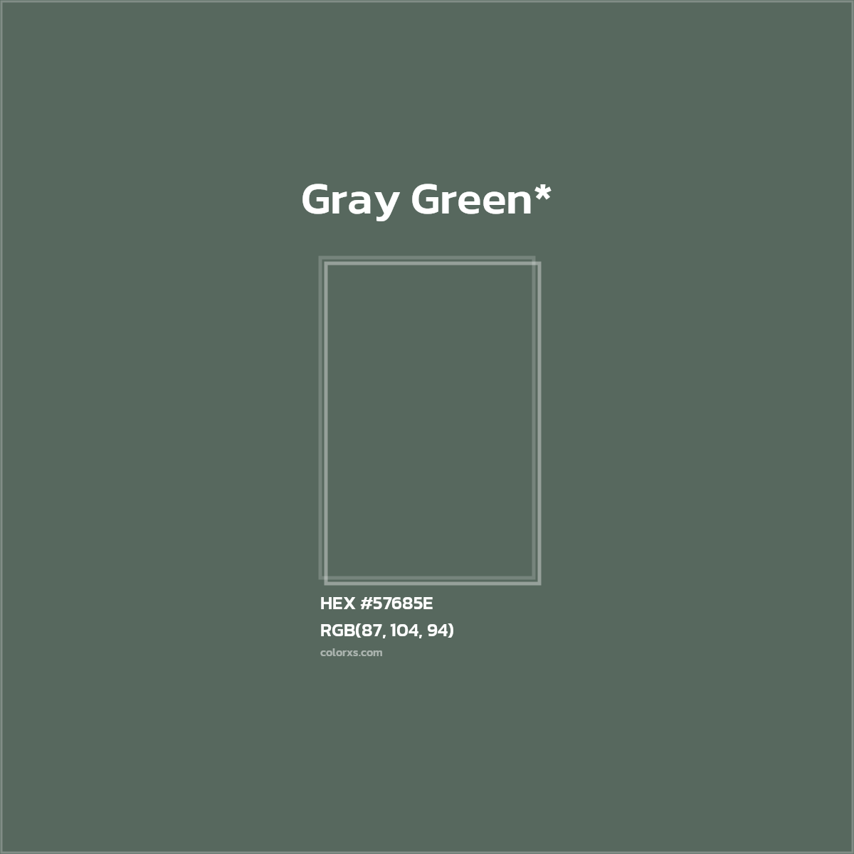 HEX #57685E Color Name, Color Code, Palettes, Similar Paints, Images