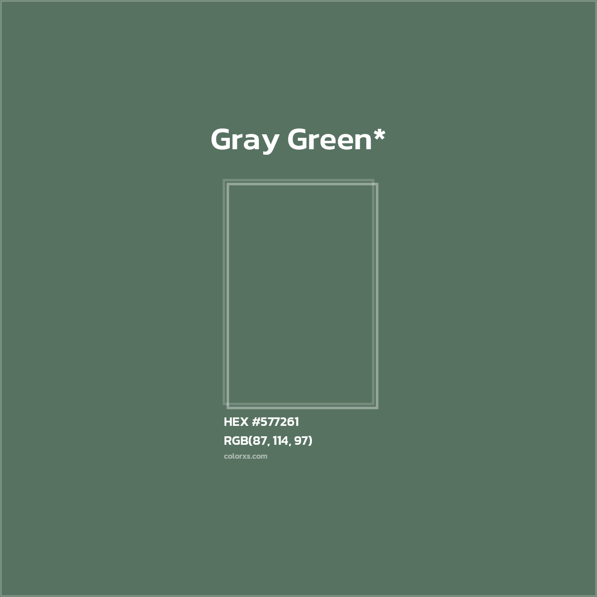 HEX #577261 Color Name, Color Code, Palettes, Similar Paints, Images