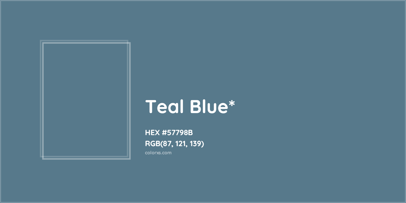 HEX #57798B Color Name, Color Code, Palettes, Similar Paints, Images