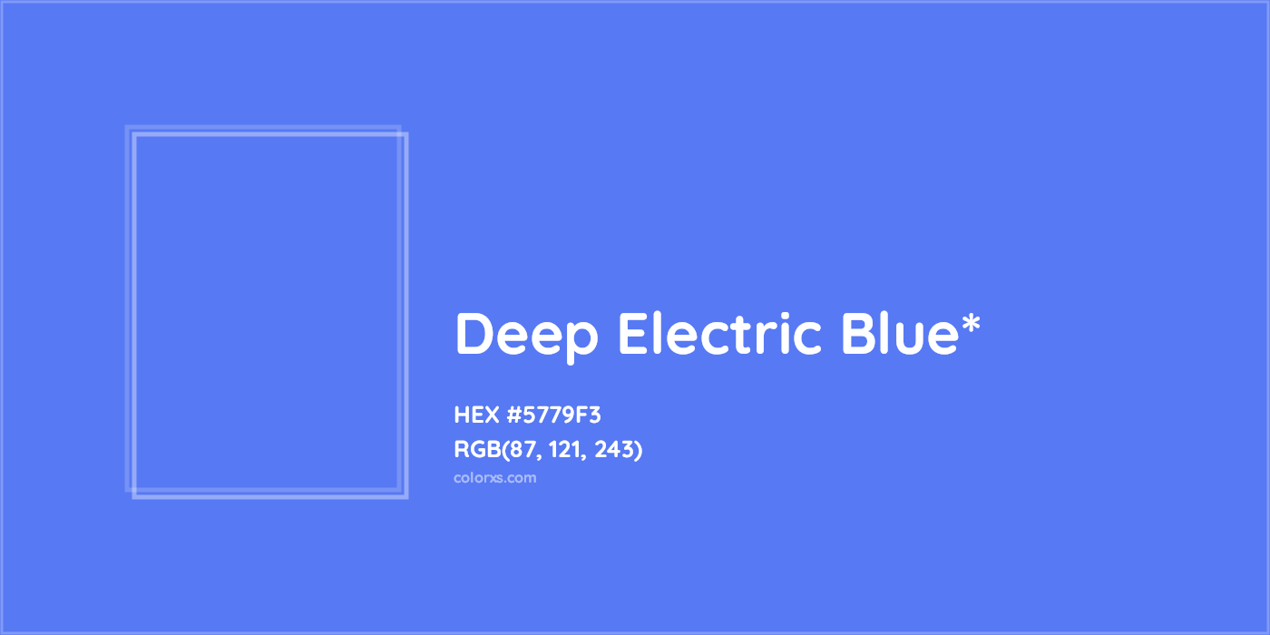 HEX #5779F3 Color Name, Color Code, Palettes, Similar Paints, Images