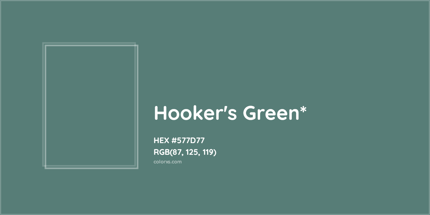 HEX #577D77 Color Name, Color Code, Palettes, Similar Paints, Images