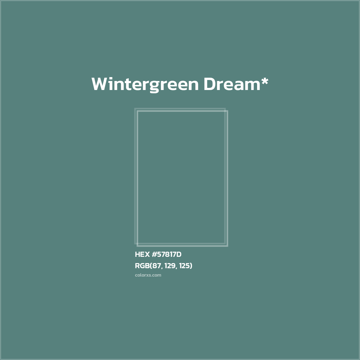HEX #57817D Color Name, Color Code, Palettes, Similar Paints, Images