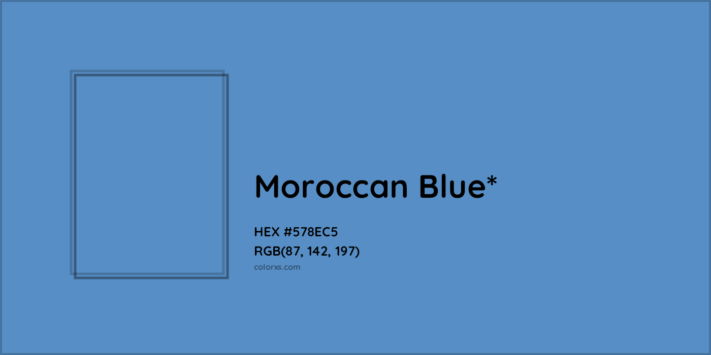 HEX #578EC5 Color Name, Color Code, Palettes, Similar Paints, Images