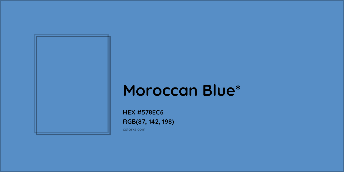 HEX #578EC6 Color Name, Color Code, Palettes, Similar Paints, Images