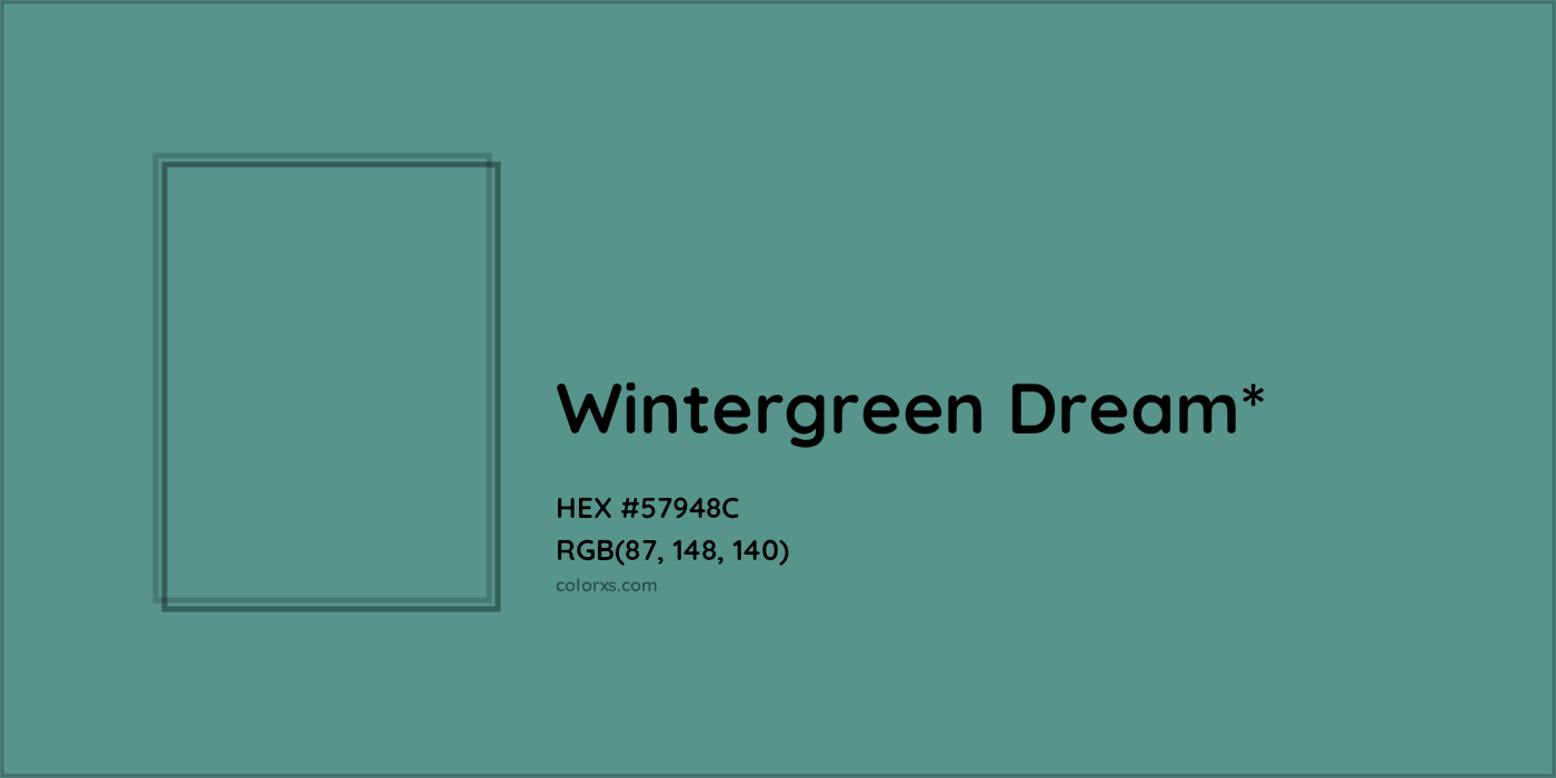 HEX #57948C Color Name, Color Code, Palettes, Similar Paints, Images
