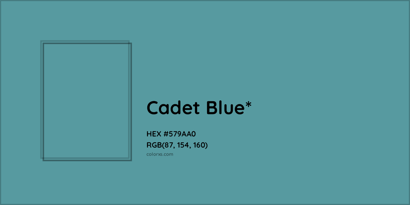 HEX #579AA0 Color Name, Color Code, Palettes, Similar Paints, Images