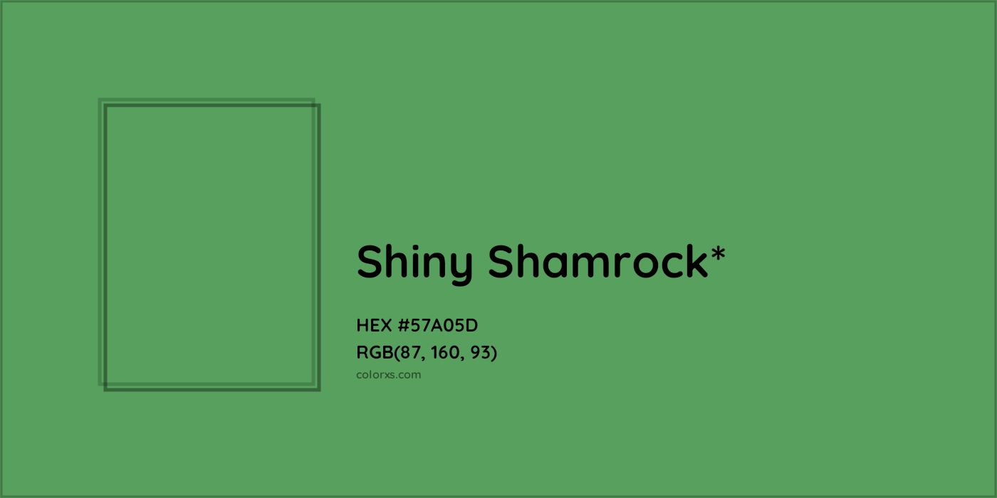 HEX #57A05D Color Name, Color Code, Palettes, Similar Paints, Images
