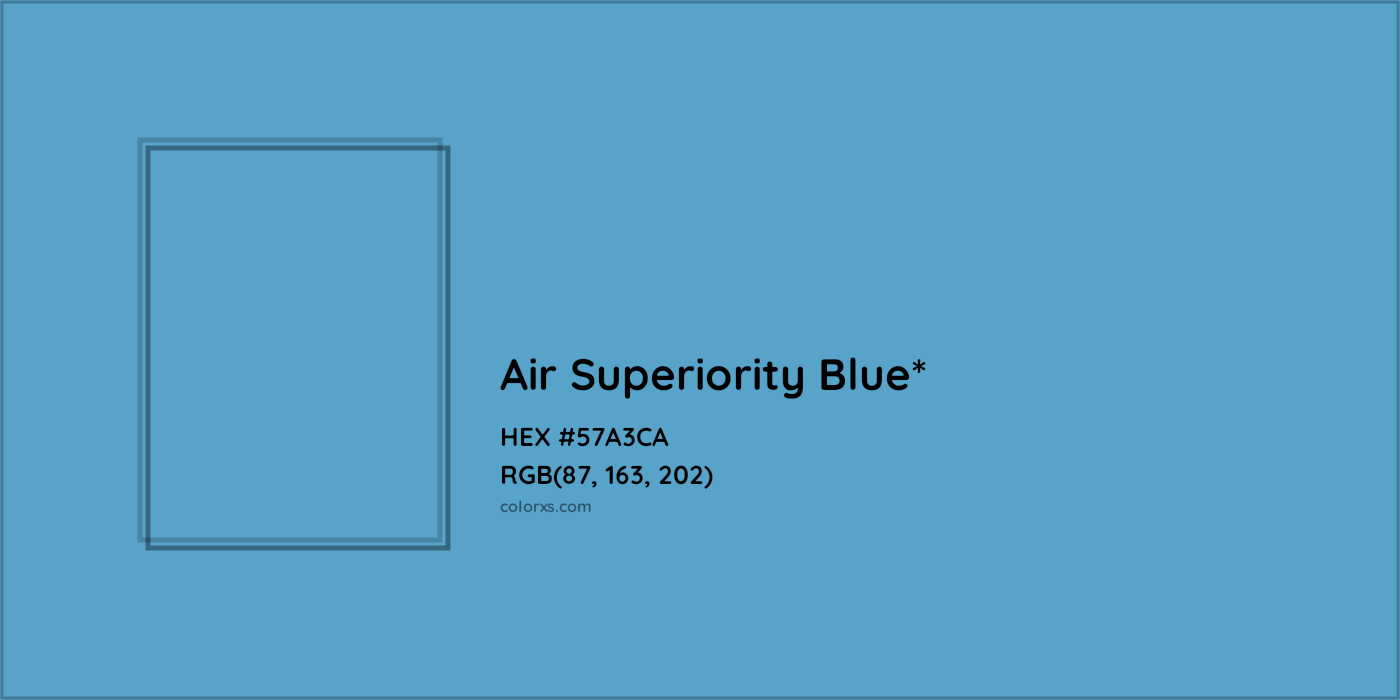 HEX #57A3CA Color Name, Color Code, Palettes, Similar Paints, Images