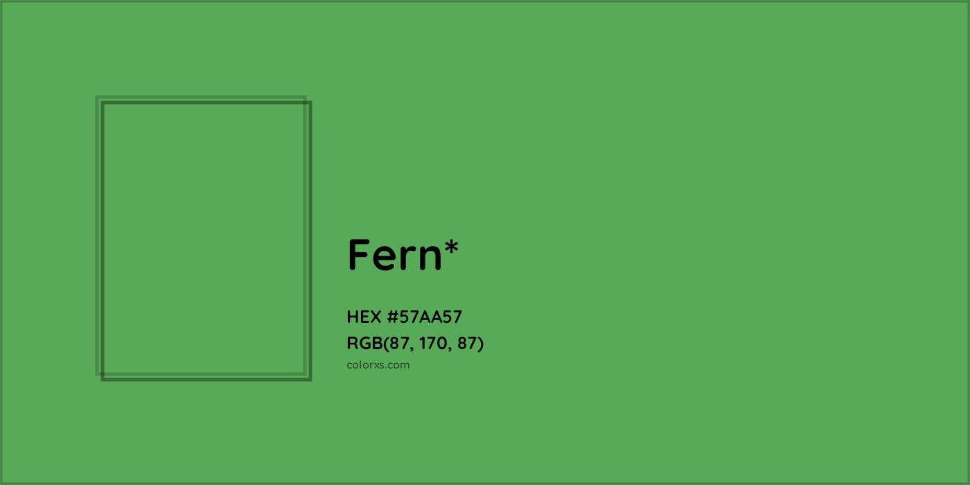 HEX #57AA57 Color Name, Color Code, Palettes, Similar Paints, Images