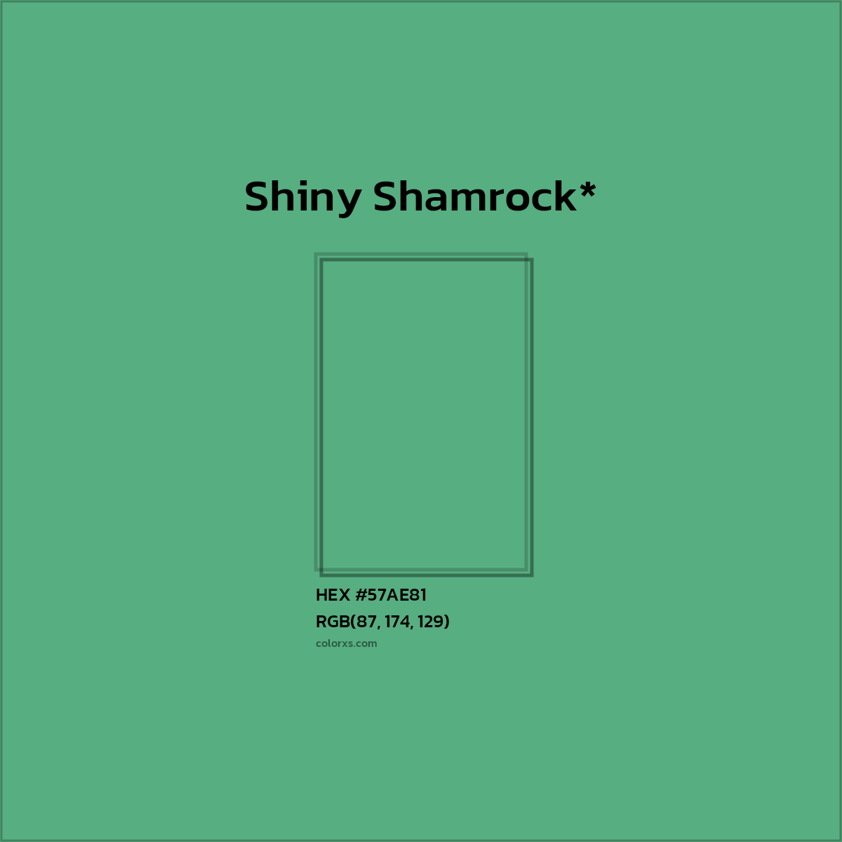 HEX #57AE81 Color Name, Color Code, Palettes, Similar Paints, Images