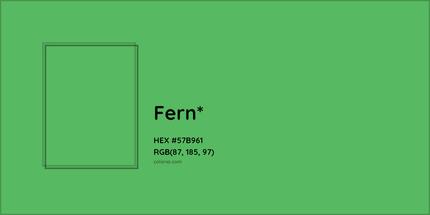 HEX #57B961 Color Name, Color Code, Palettes, Similar Paints, Images